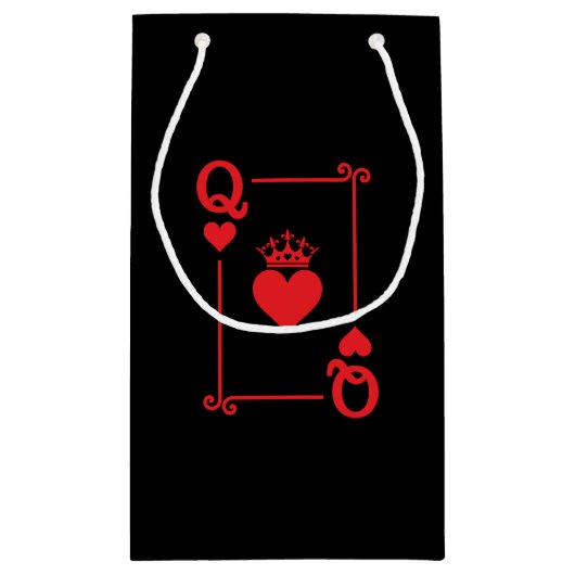 Matching Couples Halloween Costume Queen of Hearts Klein Cadeauzakje (Achterkant)