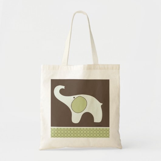 Matching Elephant Baby Bag Tote Bag (Voorkant)