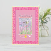 Matching Fairy Thank You Cards beroemd gemaakt doo Bedankkaart (Staand voorkant)