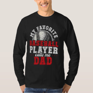 Matching Familie Baseball Gift Vader Team Foto Vad T-shirt