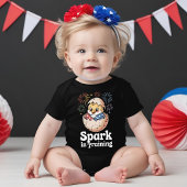 Matching Family 4th of July Spark in Training Romper