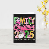 Matching Family Christmas 2025 Xmas Making Memorie Kaart (Gele Bloem)