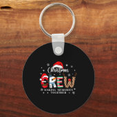 Matching Family Christmas Crew Making Memories Tog Sleutelhanger (Voorkant)