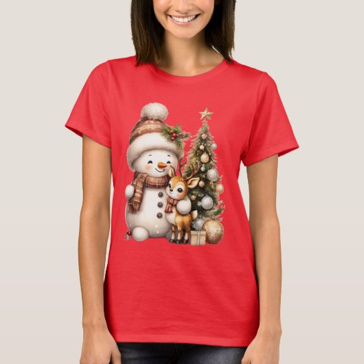 Matching Family Christmas T-Shirt | Festive Holida (Voorkant)