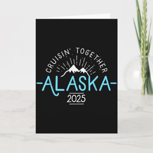 Matching Family Friends And Group Alaska Cruise 20 Kaart (Voorkant)