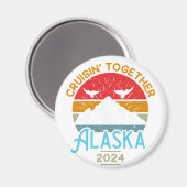 Matching Family Friends and Group Alaska Cruise 20 Magneet (Voorkant / Achterkant)