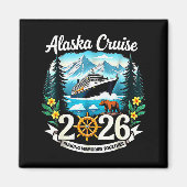 Matching Family Friends And Group Alaska Cruise 20 Magneet (Voorkant)