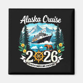 Matching Family Friends And Group Alaska Cruise 20 Magneet (Voorkant)