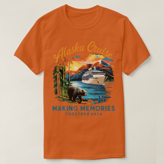 Matching Family Friends and Group Alaska Cruise 20 T-shirt (Design voorkant)