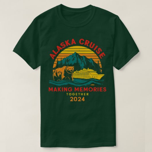 Matching Family Friends and Group Alaska Cruise 20 T-shirt (Design voorkant)
