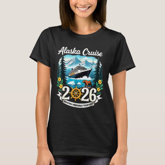 Matching Family Friends And Group Alaska Cruise 20 T-shirt (Voorkant)