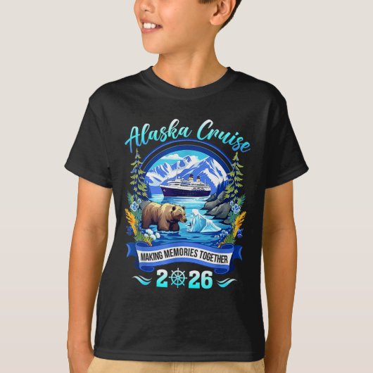 Matching Family Friends And Group Alaskan Alaska C T-shirt (Voorkant)