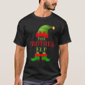 Matching Family Funny De Brother ELF Kerstmis PJ T-shirt (Voorkant)