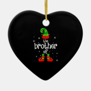 Matching Family Group Funny Ik ben de Broeder Elf  Keramisch Ornament