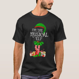 Matching Family Group Ik ben de Musical Elf Christ T-shirt