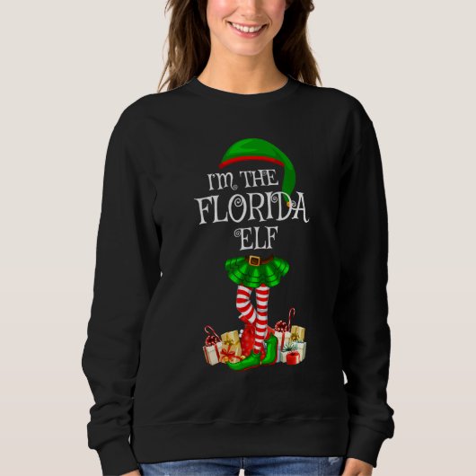 Matching Family Group Ik ben The Florida Elf Chris Trui (Voorkant)