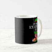 Matching Family Group I'm The Ice Hockey Elf Chris Koffiemok (Voorkant rechts)