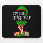Matching Family Group I'm The Tipsy Elf Christmas Muismat (Voorkant)