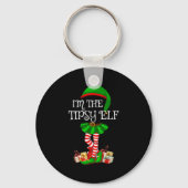 Matching Family Group I'm The Tipsy Elf Christmas Sleutelhanger (Voorkant)