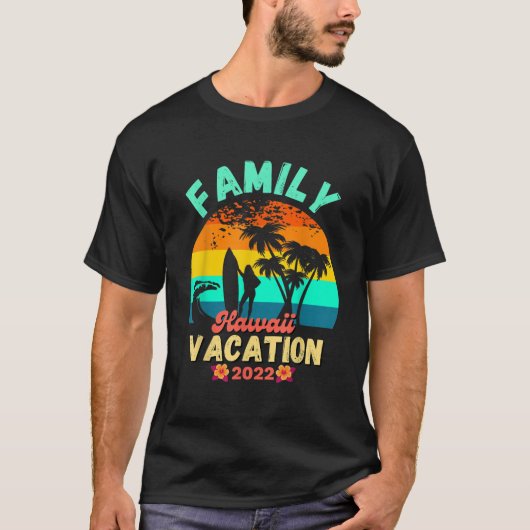Matching Family Hawaiian Vacation Group Hawaii 202 T-shirt (Voorkant)