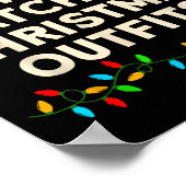 Matching Family I Don't Do Matching Christmas Outf Poster (Hoek)