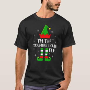 Matching Family I's Cucumber Elf Kerstmis T-shirt