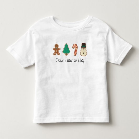 Matching Family Kerstkoekje Kinder Shirts (Voorkant)