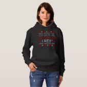 Matching Family Kerstneef Crew Hoodie (Voorkant volledig)