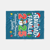 Matching Family Pajamas Navidad En Familia Christm Fleece Deken (Voorkant (Horizontaal))