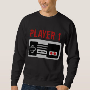 Matching Family Player 1 Video Game Trui