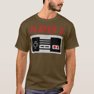 Matching Family Player 3 Video Game T-shirt
