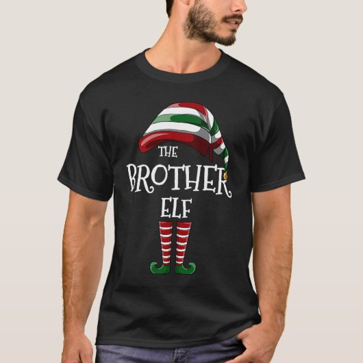 Matching Family  The Brother Elf Christmas Group T-shirt (Voorkant)