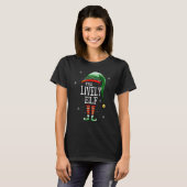 Matching Family The Lively Elf Kerstmis T-shirt (Voorkant volledig)