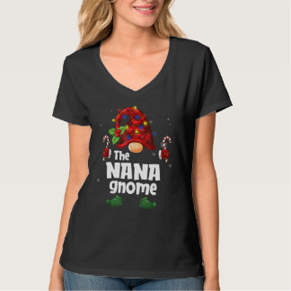 Matching Family The Nana Gnome kerstgroep T-shirt