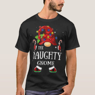 Matching Family The Naughty Gnome Christmas Group T-shirt