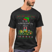 Matching Family Ugly Belgische Malinois Elf Christ T-shirt (Voorkant)