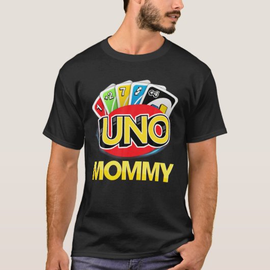 Matching Family UNO Fan Mam of the Birthday Boy T-shirt (Voorkant)