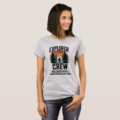 Matching Family Vacation Camp BigFoot Explorer Cre T-shirt (Voorkant volledig)