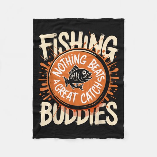 Matching Fishing Buddies Team Fisherman Friends Ch Fleece Deken (Voorkant)