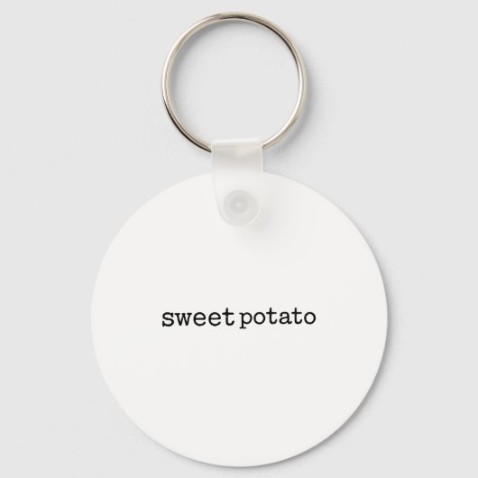 Matching Funny Sweet Tato Kind Of Rude Tato Sleutelhanger (Voorkant)