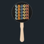 Matching Getting Ready Bride & Groom Wedding Groom Handwaaier<br><div class="desc">Matching Getting Ready Bride & Groom Wedding Groom</div>