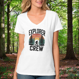 Matching Gezinsvakantie Explorer Crew & Bigfoot T-shirt