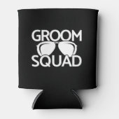 Matching Groomsman Group Bachelor Party Squad Blikjeskoeler (Voorkant)