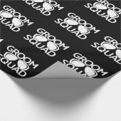 Matching Groomsman Group Bachelor Party Squad Cadeaupapier (Hoek)