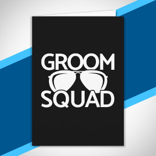 Matching Groomsman Group Bachelor Party Squad Kaart