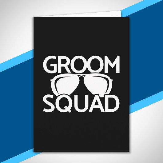 Matching Groomsman Group Bachelor Party Squad Kaart