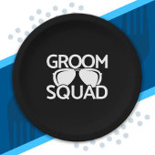 Matching Groomsman Group Bachelor Party Squad Papieren Bordje