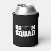 Matching Groomsman Group Squad Bachelor Party Blikjeskoeler (Blikje Voorkant)