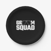 Matching Groomsman Group Squad Bachelor Party Papieren Bordje (Voorkant)