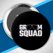 Matching Groomsman Group Squad Bachelor Party Ronde Button 4,0 Cm